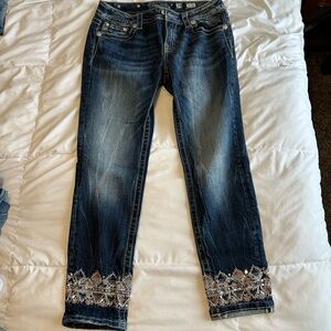 Embellished Blue Jeans
